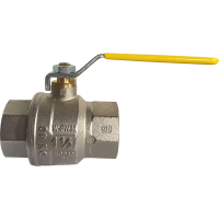 Robinet bila gaz, Ntm Elios, filet interior - interior, maneta aluminiu, D 1 1/2"