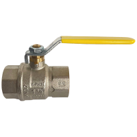 Robinet bila gaz, Ntm Elios, filet interior - interior, maneta aluminiu, D 1 1/4"