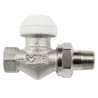 Robinet termostatat pentru calorifer, drept, Herz TS-90, 1772360, alama, 1/2"
