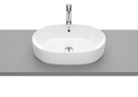 Lavoar pe blat Roca The Gap 55x39cm, oval, fara orificiu pentru baterie, A3270Y1000