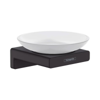 Savoniera cu suport Hansgrohe AddStoris 41746670, finisaj negru