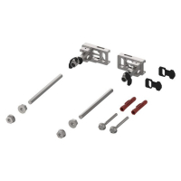 Set ancorare pe perete rezervor incastrat, Tece 9380014, 2 bucati, reglabile in adancime

