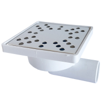 SIFON PARDOSEALA LATERAL 100X100 40 INOX
