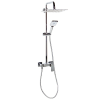 Sistem dus Valvex Loft 2455740, baterie monocomanda, crom