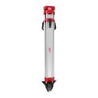 Stativ Milwaukee TRP160 4932493199, 72 - 160 cm, filet 5/8 inch