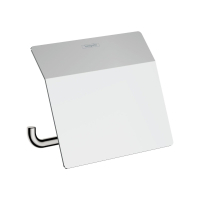 Suport pentru hartie igienica cu capac, Hansgrohe AddStoris 41753000, finisaj cromat