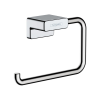 Suport pentru hartie igienica, Hansgrohe AddStoris 41771000, finisaj cromat, fara clapeta