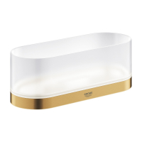 Suport prosop baie Grohe Selection Accesories 41035GN0, tip inel, finisaj brushed cool sunrise