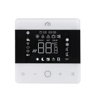 Termostat pentru incalzire in pardoseala, inteligent, Purmo Unisenza, Wi-Fi, afisaj digital, programabil, 230 V, alb