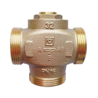Vana termostatica 3 cai Teplomix D 32 mm, 1776604, bypass fix, temperatura deschidere 61 grade