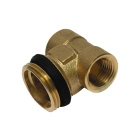 Teu capat terminal, 1/2 FI x 1 FE x 1/2 FI, KAN - therm