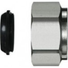 Conector pentru teava de cupru Heimeier, alama, filet interior, 3/4" x 15 mm, inel cauciuc
