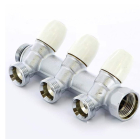 Distribuitor cu robinet, 3 x 1", Tiemme 1877K
