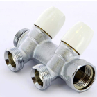 Distribuitor cu robinet, 2 x 1", Tiemme 1877K
