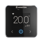 Termostat de ambient pentru centrala, cu fir, Ariston Cube S Net 3319126, Wi-Fi, programabil, protectie la inghet, IP20, negru