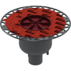 Corp sifon de pardoseala Tece drainpoint, iesire verticala Dn 50, cu flansa universala Seal System, 3601600