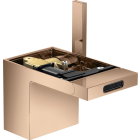 Baterie baie pentru bideu Hansgrohe Axor Myedition 47212300, monocomanda, finisaj red gold, cu ventil pop-up