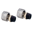 Conector pentru teava de cupru FERRO, alama, filet interior, 3/4" x 15 mm, 67761500Y