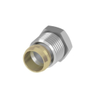 Conector pentru teava de cupru TECE, alama, filet exterior, 1/2" x 15 mm, 717501