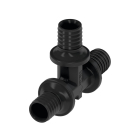 Teu cu manson alunecator TECEflex, PPSU, 16 x 16 x 16 mm
