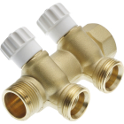 Distribuitor cu robinet, cu 2 cai, 3/4" x 3/4", Tece 
