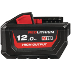 Acumulator Milwaukee High Output M18 HB12 4932464260, Li-Ion, 18 V, 12 Ah, cu indicator incarcare