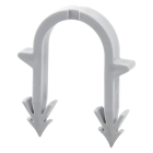 Agrafa fixare Tece Standard, pentru tevi de incalzire in pardoseala cu agent termic, 14 - 20 mm, cutie 300 bucati