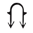 Agrafa fixare UFH, pentru tevi de incalzire in pardoseala cu agent termic, 14 - 20 mm, cutie 300 bucati