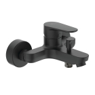 Baterie baie cada/dus, Ideal Standard Cerafine O, monocomanda, montaj aplicat, finisaj negru mat