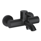 Baterie baie cada/dus, Kludi Bozz, monocomanda, montaj aplicat, finisaj negru mat