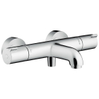 Baterie baie cu termostat pentru cada / dus, Hansgrohe Ecostat 1001CL 13201000, montaj aplicat, finisaj cromat