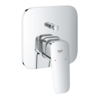 Baterie baie incastrata pentru cada / dus, Grohe Cubeo 1017780000, montaj incastrat, monocomanda, finisaj cromat