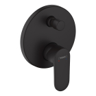Baterie baie incastrata, pentru cada/dus, Hansgrohe Vernis Blend, monocomanda, finisaj negru mat