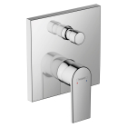 Baterie baie incastrata, pentru cada/dus, Hansgrohe Vernis Shape, monocomanda, finisaj cromat