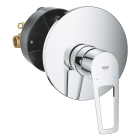 Baterie baie incastrata, pentru dus, Grohe Bauloop + corp incastrat 29080001, monocomanda, finisaj cromat
