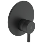 Baterie baie incastrata, pentru dus, Ideal Standard Ceraline, monocomanda, finisaj negru mat