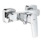 Baterie baie pentru dus, Grohe Cubeo 1018240000, monocomanda, montaj pe perete, finisaj cromat