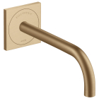 Baterie baie pentru lavoar, cu senzor, Axor Uno 38120140, montaj incastrat, electronica, finisaj bronz periat