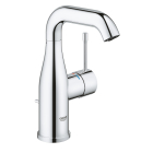 Baterie baie pentru lavoar, Grohe Essence 23462001, marime M, montaj stativ, monocomanda, finisaj cromat, ventil inclus