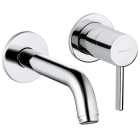 Baterie baie pentru lavoar, incastrata, Kludi Bozz 382440576, montaj incastrat, monocomanda, finisaj cromat
