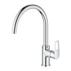 Baterie bucatarie, Grohe BauLoop 31368001, stativa, monocomanda, alama, finisaj cromat