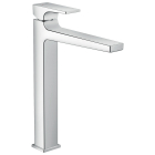 Baterie lavoar, Hansgrohe Metropol XL 32512000, stativa, monocomanda, alama, finisaj cromat, cu ventil push open