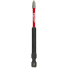 Bit pentru insurubare de impact, profil Phillips, Milwaukee Shockwave Impact Duty 4932430851, PH 1, 90 mm