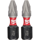 Biti pentru insurubare de impact, profil Pozidriv, PZ 2, Milwaukee Shockwave Impact Duty 4932430863, 25 mm, set 2 bucati