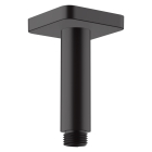 Brat fix pentru dus, Hansgrohe Vernis Shape, negru mat, 10 cm