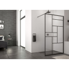 Perete dus tip Walk-In, sticla, Easy STR4P, Loft 73, 120 x 200 cm