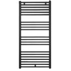 Calorifer baie Purmo Banga, portprosop, drept, negru, 500 x 1222 mm + accesorii montaj