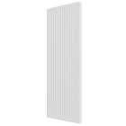 Calorifer vertical, decorativ, Purmo Vertical, drept, alb, 450 x 1800 mm, accesorii incluse