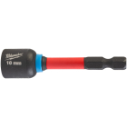Cheie tubulara cu magnet, cu profil hexagonal, Milwaukee Impact Shock Zone 4932492443, 13 mm