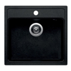 Chiuveta bucatarie Pyramis Camea, finisaj pyragranit carbon, 53 x 50  cm 